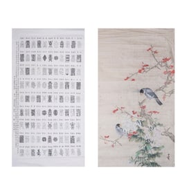 After Wang Shishen (1686 - 1759), CHinese Painting of Bird and Flower