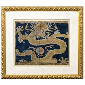 Chinese Embroidered Dragon, Qing Dynasty
