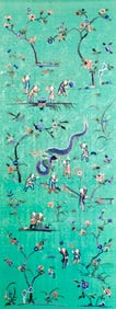 Chinese Embroidered Playing Kids, Qing Dynasty