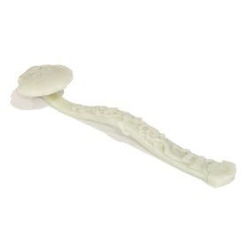 Chinese White jade Ruyi Cepter, 18th/19th Century