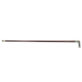 A Russian silver and cloisonne enamel walking cane