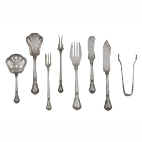 A Gorham Chantilly partial sterling flatware service