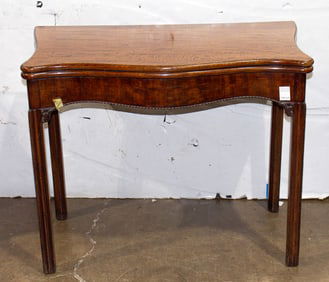 A George III mahogany games table, circa 1790