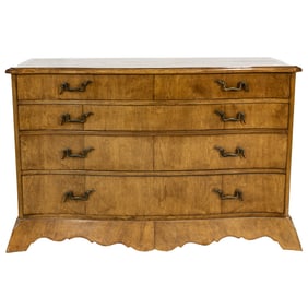 An Italian Neoclassical style fruitwood commode
