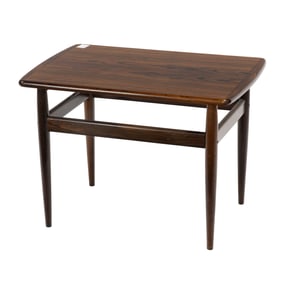 A Mid Century rosewood side table, circa 1980