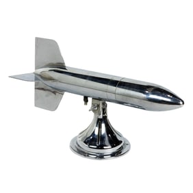 A Fitzgerald Mfg. Co for U.S. Army Airforce chrome plated air flow sensor