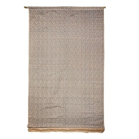 An Iranian Safavid style silk and silver thread boteh tapestry panel