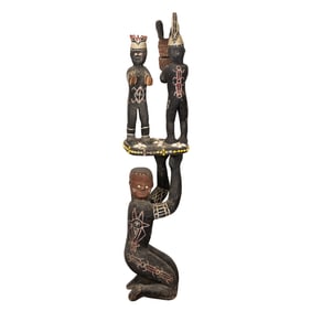 A Sepik River Papua New Guinea carved wood figure