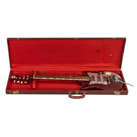 A Japanese Teisco Del Rey electric guitar
