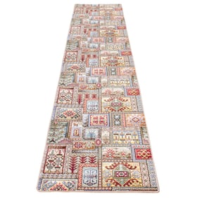 A machine made Bakhtiari design runner