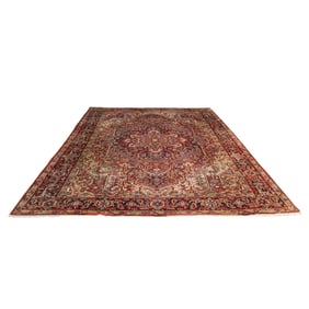 A Persian Heriz carpet