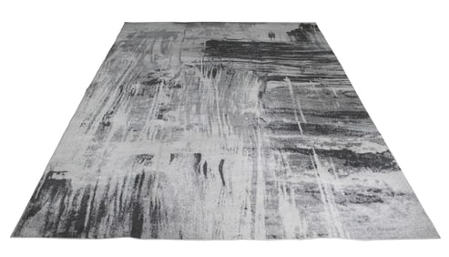 A Contemporary gray multi shade carpet