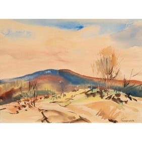 Watercolor, Carl Frederick Gaertner