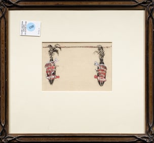 Watercolor, Attributed to Helen Hyde