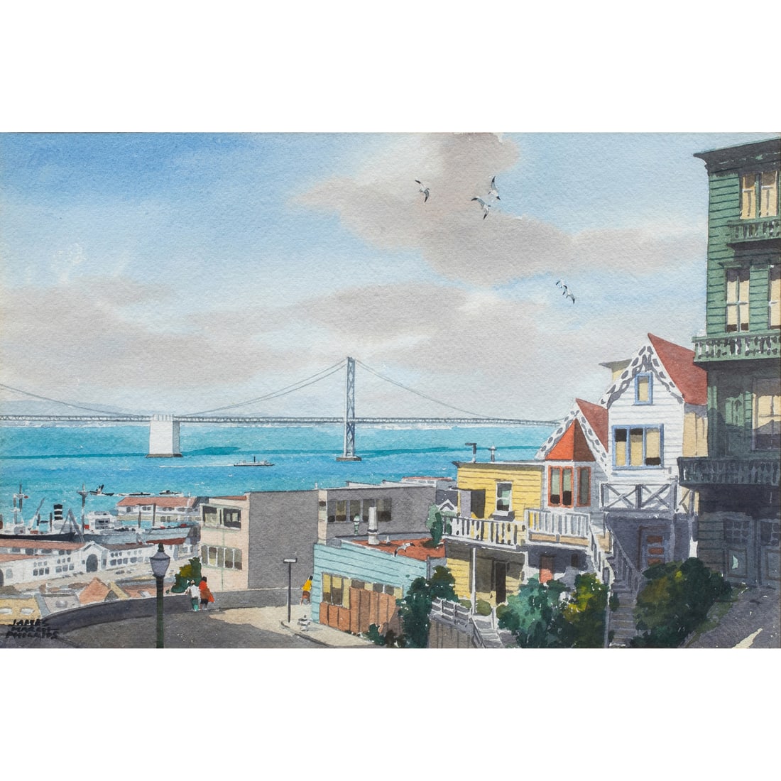 Watercolor, James March Phillips (1 of 6)