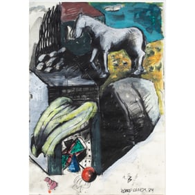 Work on paper, Peter Chevalier