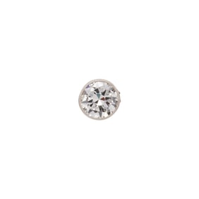 A platinum-set diamond
