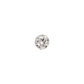 A platinum-set diamond