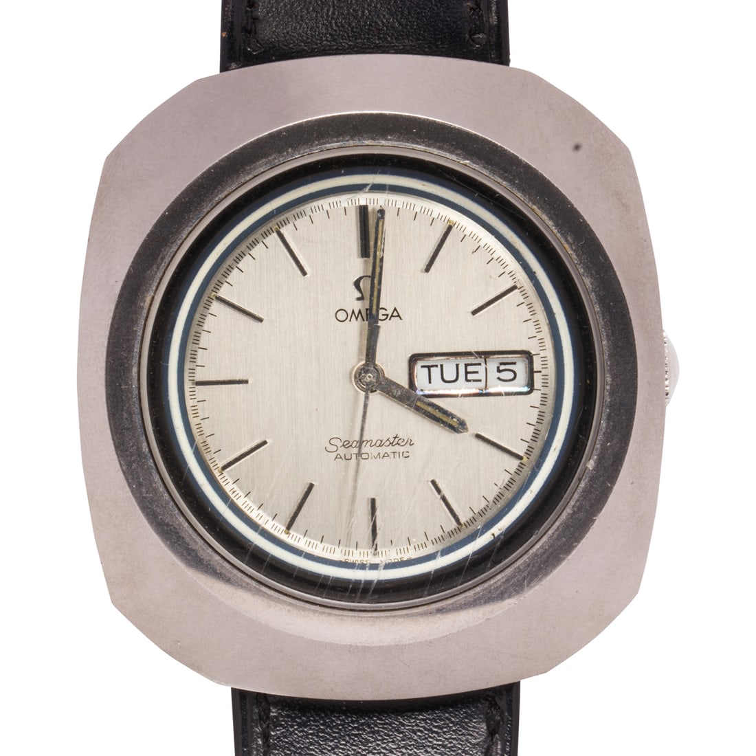 An Omega stainless steel Seamaster Automatic wristwatch (1 of 2)