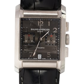 A Baume & Mercier stainless steel Hampton wristwatch