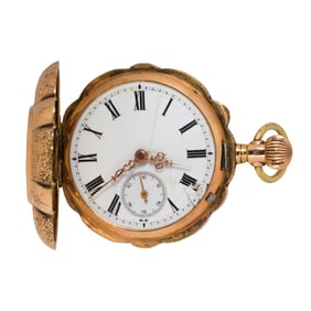 A Geneve Remontoir 14k gold pocketwatch