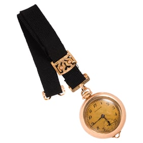 A Hamilton gold fill pocketwatch