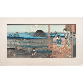 Utagawa Hiroshige(1797-1858) and Utagawa Kunisada (1786-1864) - Tale of Genji