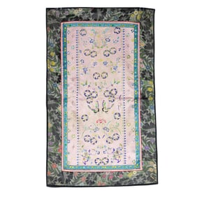 (lot of 2) Chinese embroidered panels