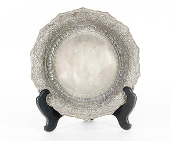 A Southeast Asian silver charger