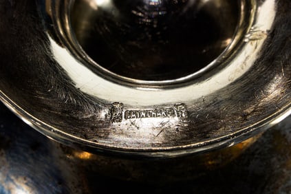 (set of 3) Japanese export silver tea service