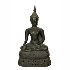 A Thai Bronze Buddha