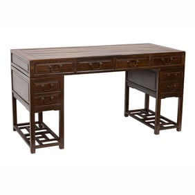 A Chinese hongmu desk