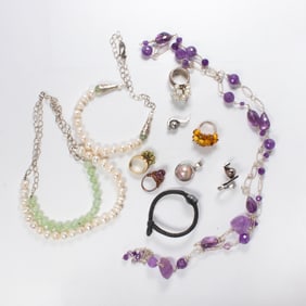 A group of jewelry
