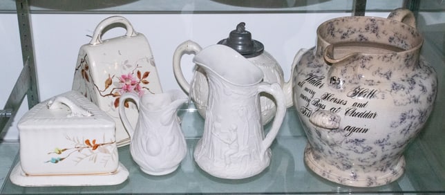 A group of English ceramics