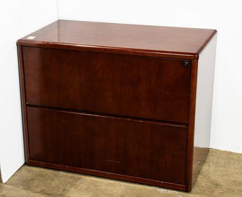 A contemporary file cabinet