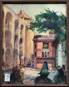 Watercolor, European School (20th century)