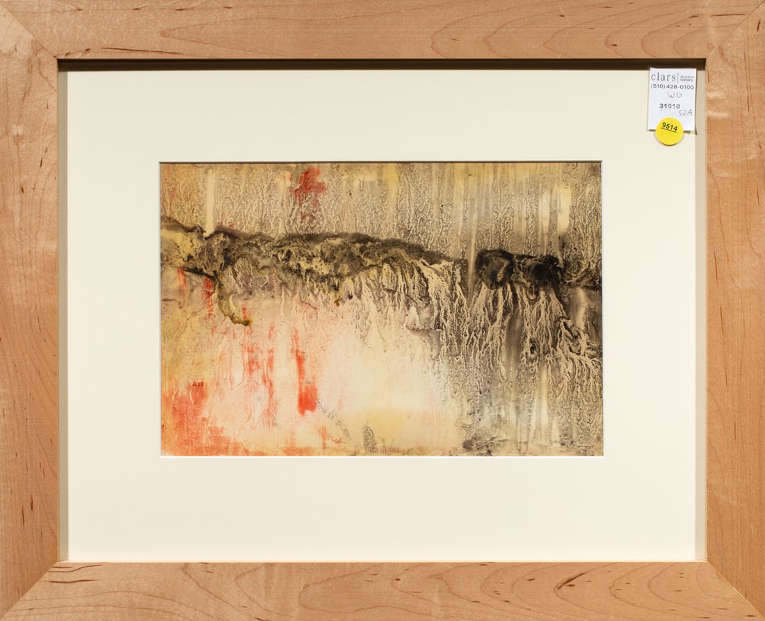 Painting, Kongtrul Jigme Namgyel Rinpoche: Kongtrul Jigme Namgyel Rinpoche (Tibetan/Indian, b. 1964), Untitled, mixed media on paper, overall (with frame): 17"h x 21"w