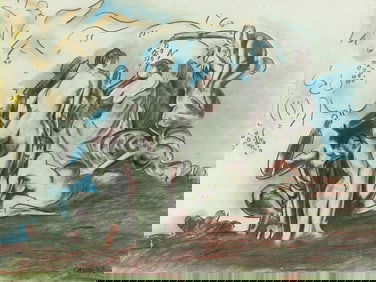 Work on paper, Manuel Calvo