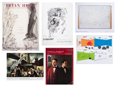 Prints, Exibition Posters including Jasper Johns, Milford Zornes, Bryan Hunt