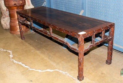 A Chinese rosewood low table