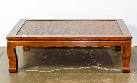 A Chinese hardwood low table