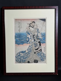 Kunisada Utagawa (Japanese 1786-1865) Woodblock Print