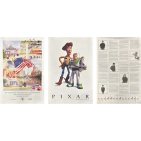 Group of 3 Magzine Pages of Pixar