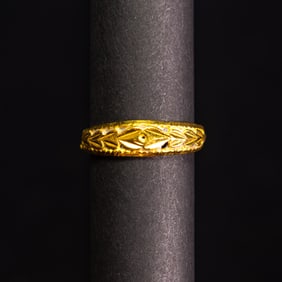 24K Gold Ring