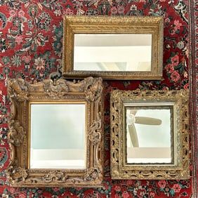 Group of Regency Carved Gilt Wood Mirrors