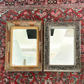 Two Large Frame Mirrors