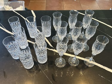 Group of Crystal Glasses