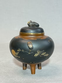 Japanese Komai Mixed Metal Censer