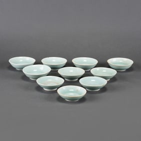 Group of Celadon Glazed Dishes