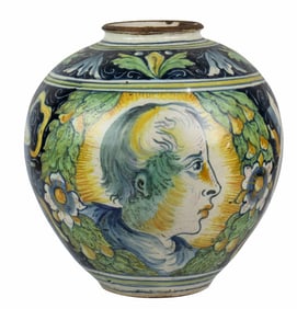 A fine Italian maiolica jar, Venice, 16th century